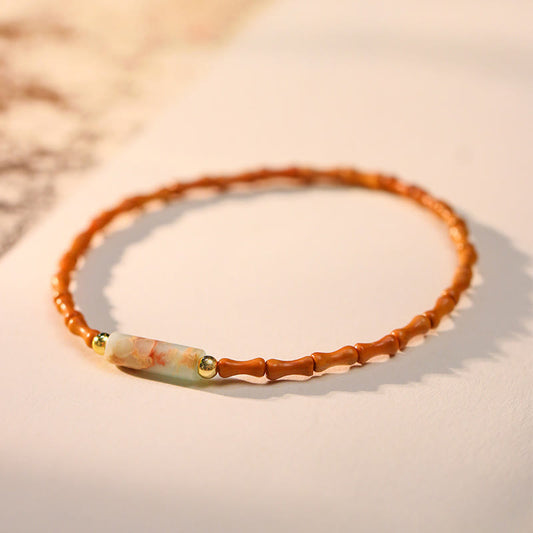 Buddhist Blessing Ultra-fine Olive Pit Peace Bracelet