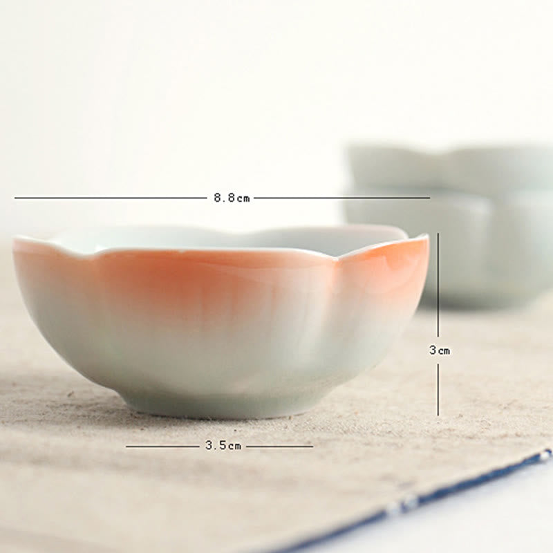 Buddhist Blessing Koi Fish Lotus Hand Teacup Kung Fu Tea Cup