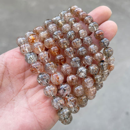 Buddhist Blessing Natural Super Seven Crystal Positive Growth Bracelet