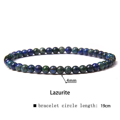 Buddhist Blessing 4mm Various Stone Crystal Mini Beads Healing Bracelet