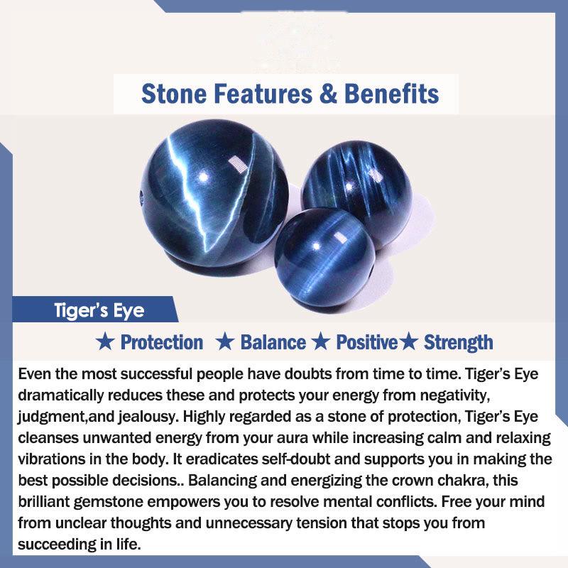 Buddhist Blessing Let The Past Go Blue Series Calm Tranquility Bracelet