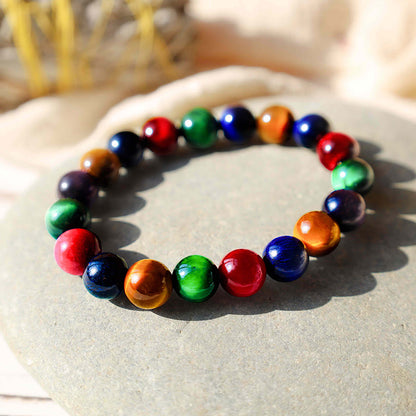 Buddhist Blessing Various Tiger Eye Confidence Bracelet