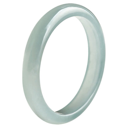 Buddhist Blessing Natural Jade Prosperity Luck Ring