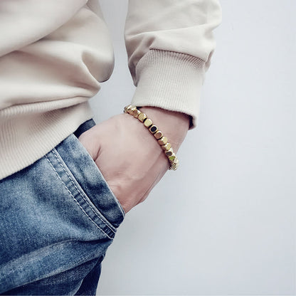 Buddhist Blessing Copper Good Luck Healing Bracelet