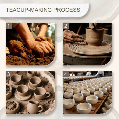 Buddhist Blessing Handmade Chinese Jianzhan Lotus Flower Pattern Ceramic Teacup Kung Fu Tea Cup 150ml