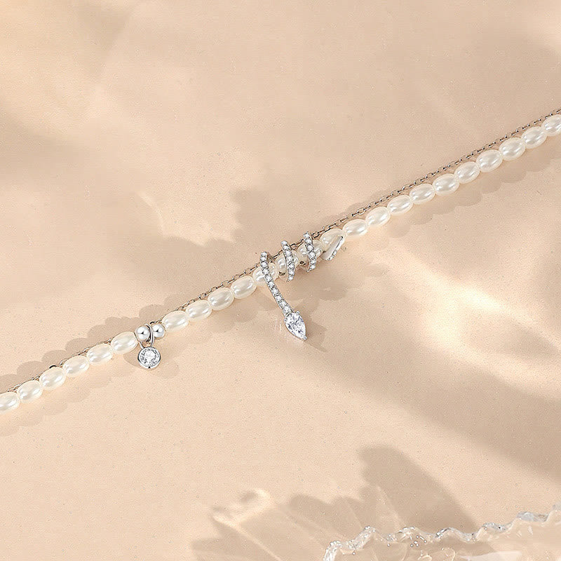 Buddhist Blessing 925 Sterling Silver Year Of The Snake Pearl Bracelet Necklace Pendant