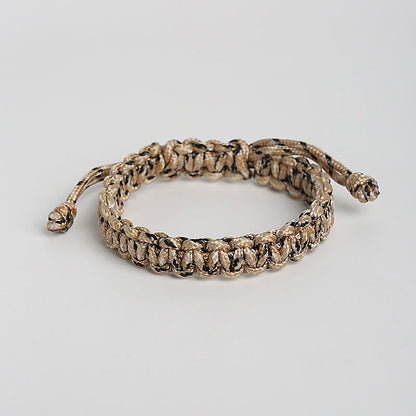 Buddhist Blessing Handmade Colorful Rope Braided Bracelet