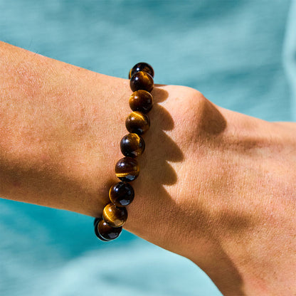Buddhist Blessing Tiger Eye Strength Bracelet