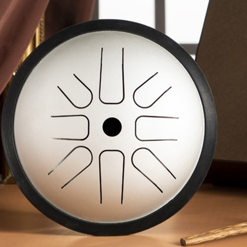 Buddhist Blessing Steel Tongue Drum Sound Healing Yoga Meditation Drum Kit 8 Note 6 Inch Percussion Instrument