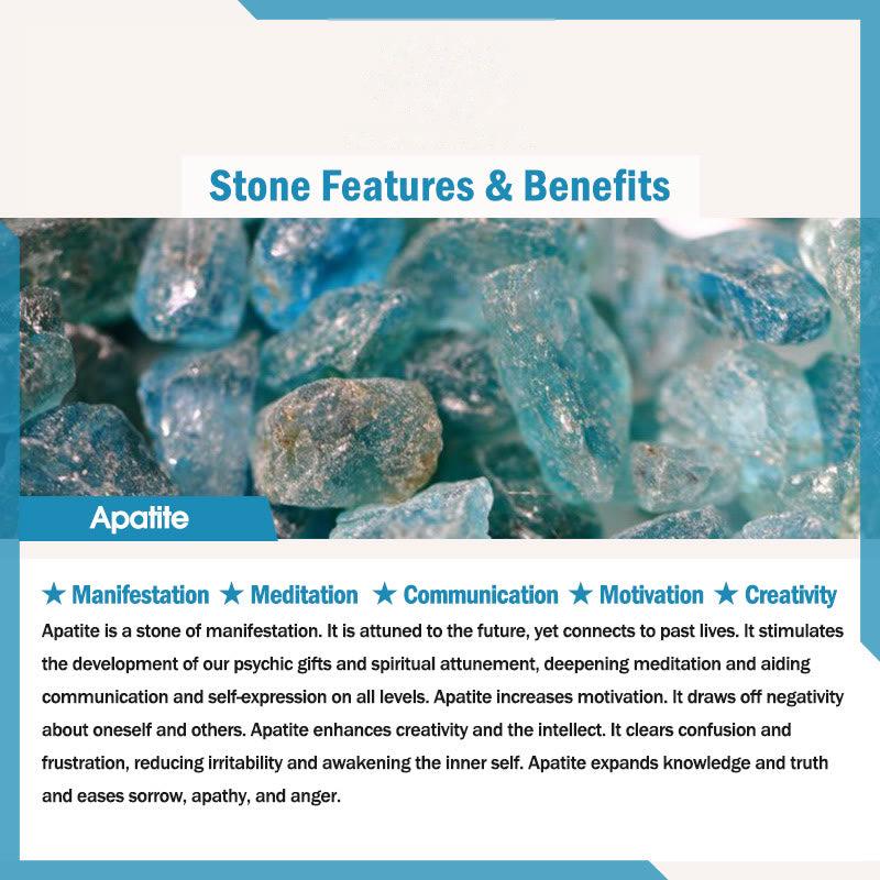 Buddhist Blessing  Stone Various Crystals Malachite Lazurite Hemimorphite Calmness Bracelet