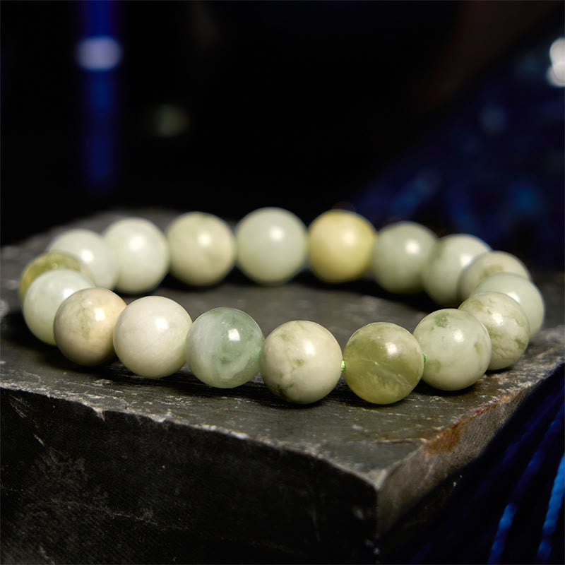 Buddhist Blessing Jade Abundance Bracelet