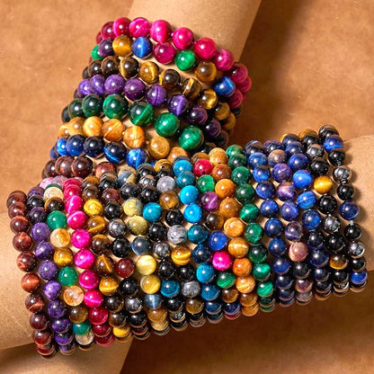 Buddhist Blessing Various Tiger Eye Confidence Bracelet