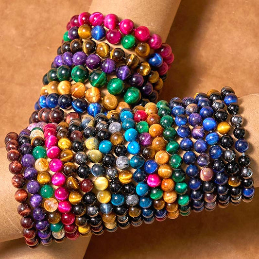 Buddhist Blessing Various Tiger Eye Confidence Bracelet