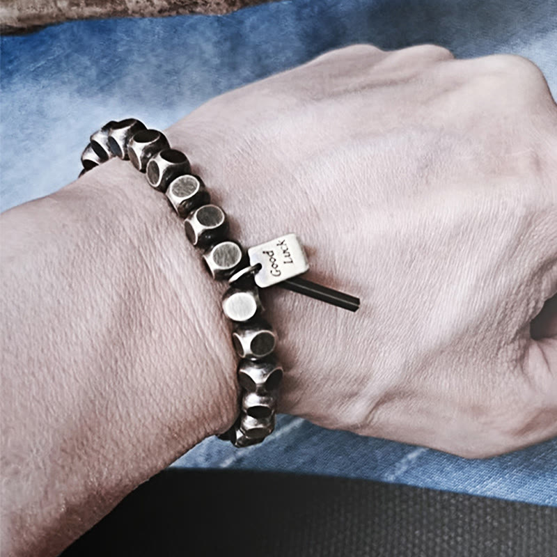 Buddhist Blessing Copper Good Luck Wealth Bracelet