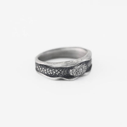 Buddhist Blessing 999 Sterling Silver Snake-shaped Year Of The Snake Protection Ring