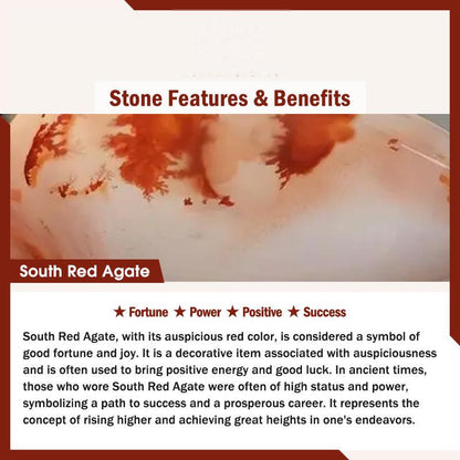 Buddhist Blessing Five Elements Various Agate Crystal South Red Agate Strawberry Quartz Sun Stone Citrine Luck Bracelet