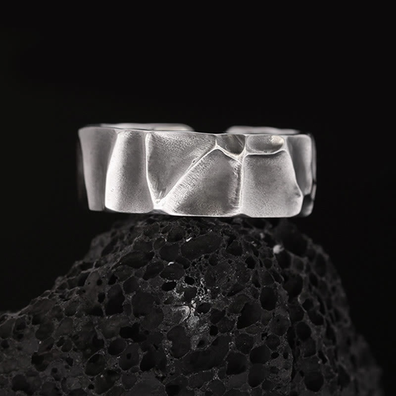 Buddhist Blessing 999 Sterling Silver Adjustable Protection Ring