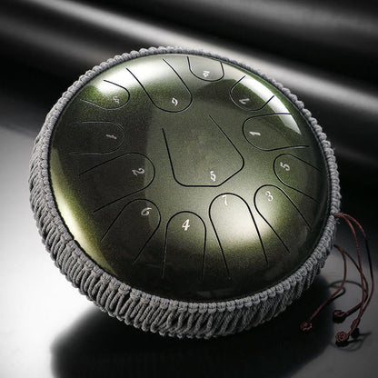 Buddhist Blessing Steel Tongue Drum Sound Healing Meditation Drum Kit 13 Note 12 Inch Percussion Instrument