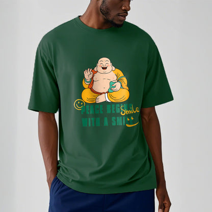 Buddhist Blessing Peace Begins With A Smile Tee T-shirt