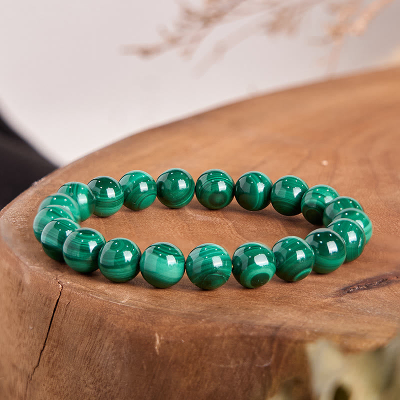 Buddhist Blessing Natural Malachite Protection Calmness Bracelet