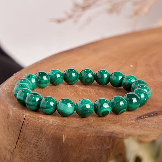 Buddhist Blessing Natural Malachite Protection Calmness Bracelet