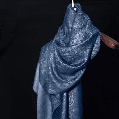 Buddhist Blessing Tibetan Cashew Jacquard Tassels Shawl Spring Fall Winter Warm Cozy Scarf Wrap