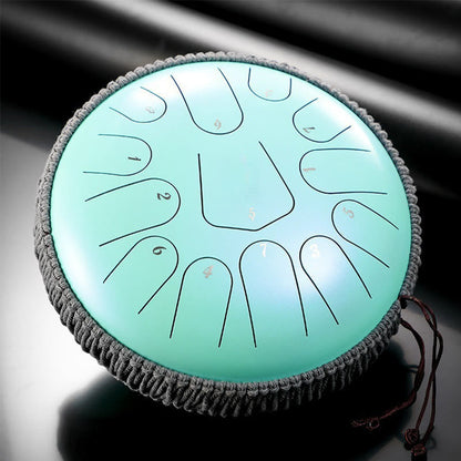 Buddhist Blessing Steel Tongue Drum Sound Healing Meditation Drum Kit 13 Note 12 Inch Percussion Instrument