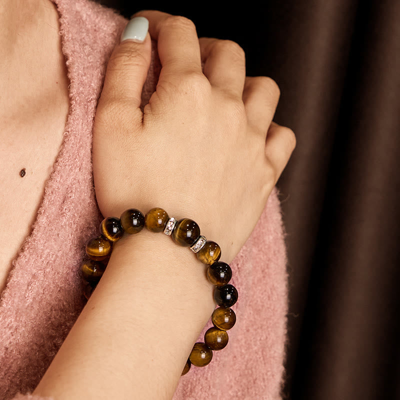 Buddhist Blessing Various Crystal Green Aventurine Love Heart Balance Bracelet