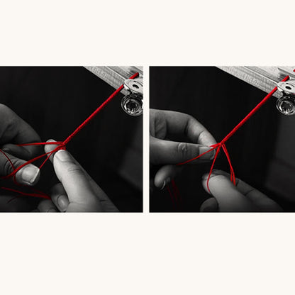 Buddhist Blessing 999 Gold Year of the Snake Design Handmade Luck Protection Rope Braided Bracelet