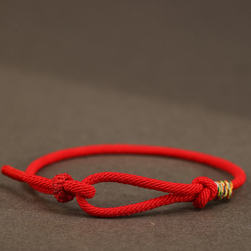 Buddhist Blessing Red String 925 Sterling Silver 999 Sterling Silver Coin Luck Bracelet