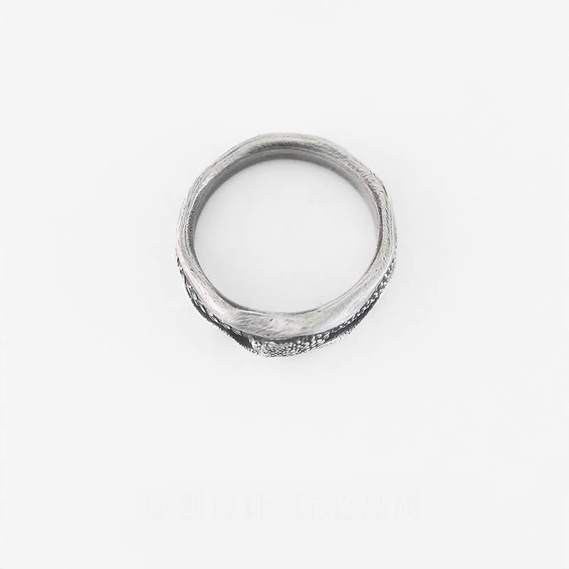 Buddhist Blessing 999 Sterling Silver Snake-shaped Year Of The Snake Protection Ring