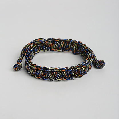 Buddhist Blessing Handmade Colorful Rope Braided Bracelet