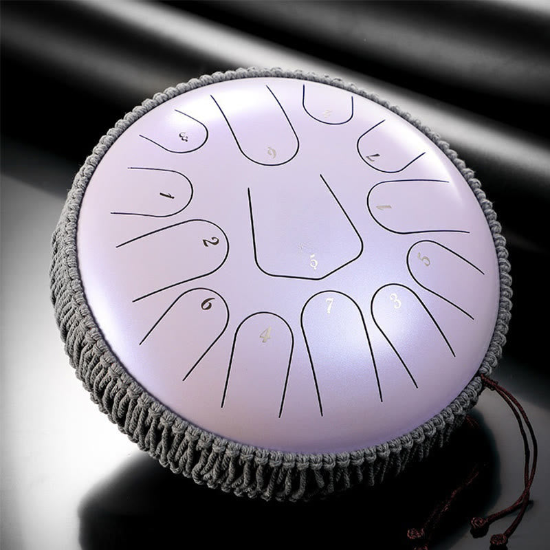 Buddhist Blessing Steel Tongue Drum Sound Healing Meditation Drum Kit 13 Note 12 Inch Percussion Instrument