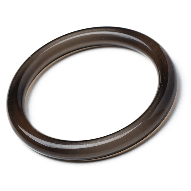 Buddhist Blessing lce Obsidian Courage Bracelet Bangle