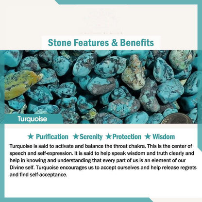 Buddhist Blessing Natural Stone Sea Turtle Turquoise Crackle Agate Wisdom Bracelet