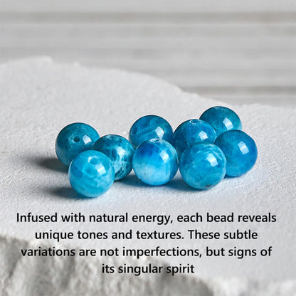 Buddhist Blessing 925 Sterling Silver Lotus Natural Apatite Creativity Bracelet