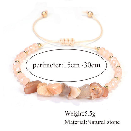 Buddha Stones Amethyst Purify Knit Bracelet