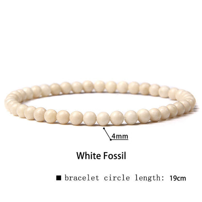 Buddhist Blessing 4mm Various Stone Crystal Mini Beads Healing Bracelet