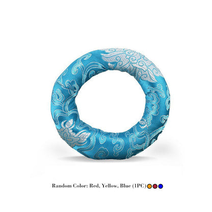 Buddha Stones Tibetan Singing Bowl Handcraft Cushion Decoration