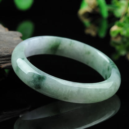 Buddha Stones Jade Luck Blessing Prosperity Bracelet Bangle