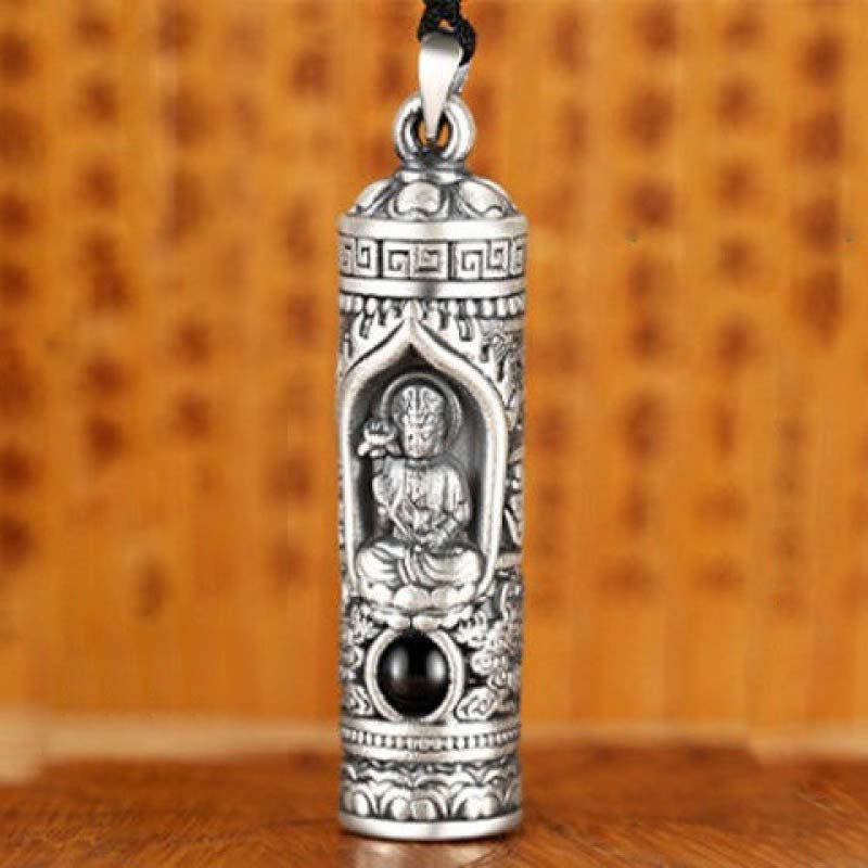 Buddha Stones Chinese Zodiac Natal Buddha Projection Prosperity Necklace Pendant