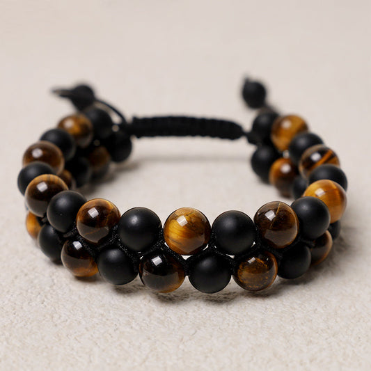 Buddha Stones Protection Tiger's Eye Bracelet
