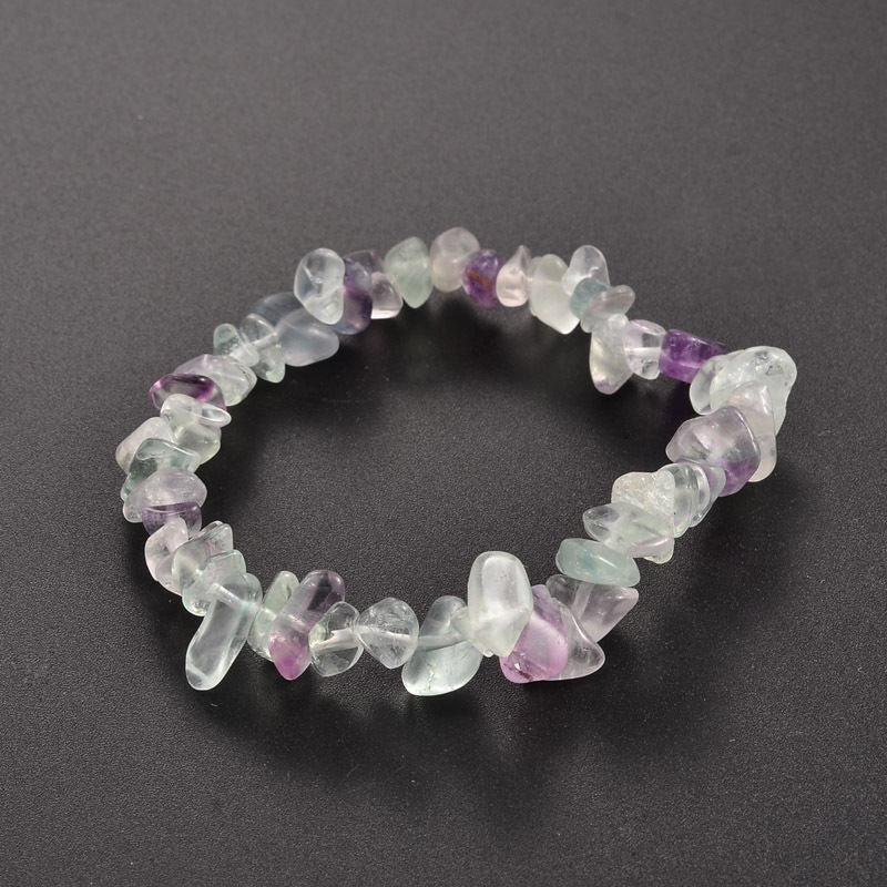 Buddha Stones Amethyst Lazurite Various Crystal Stone Healing Positive Bracelet