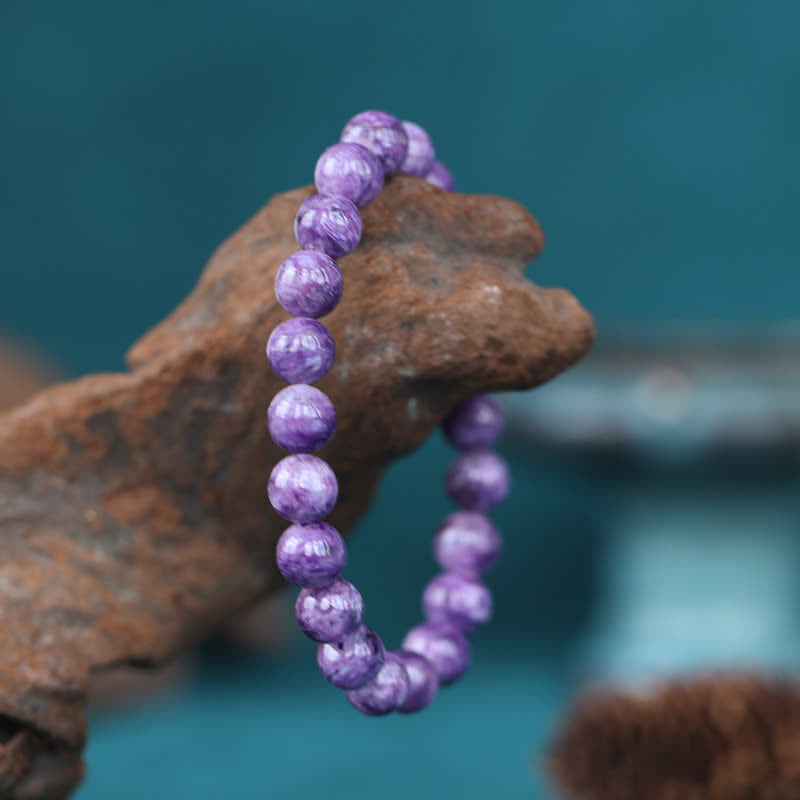 Buddha Stones Amethyst Crystal Positive Transformation Bracelet