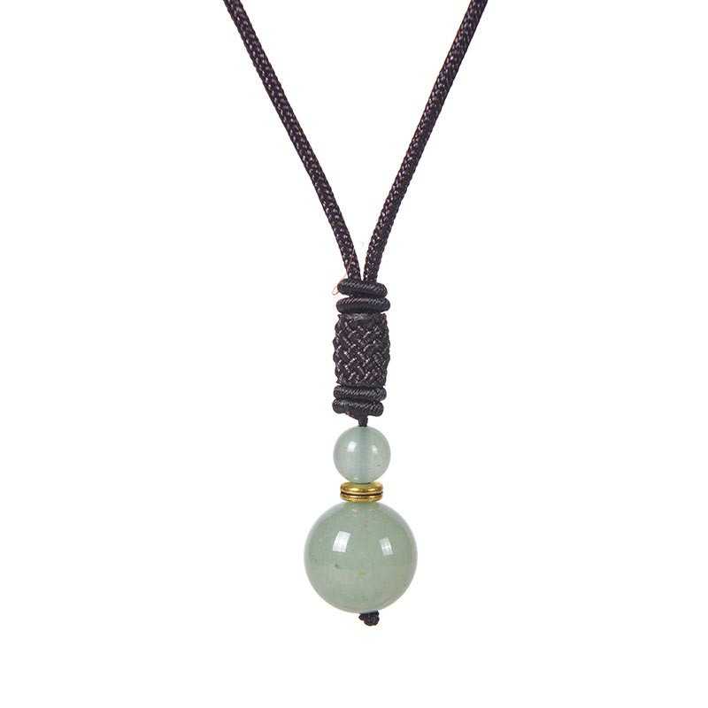Buddha Stones Tibetan Jade Harmony Necklace