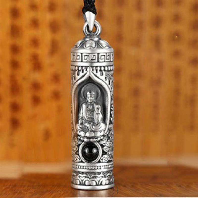 Buddha Stones Chinese Zodiac Natal Buddha Projection Prosperity Necklace Pendant